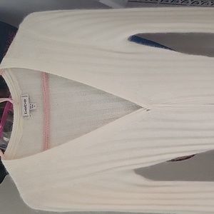 bebe off white sweater